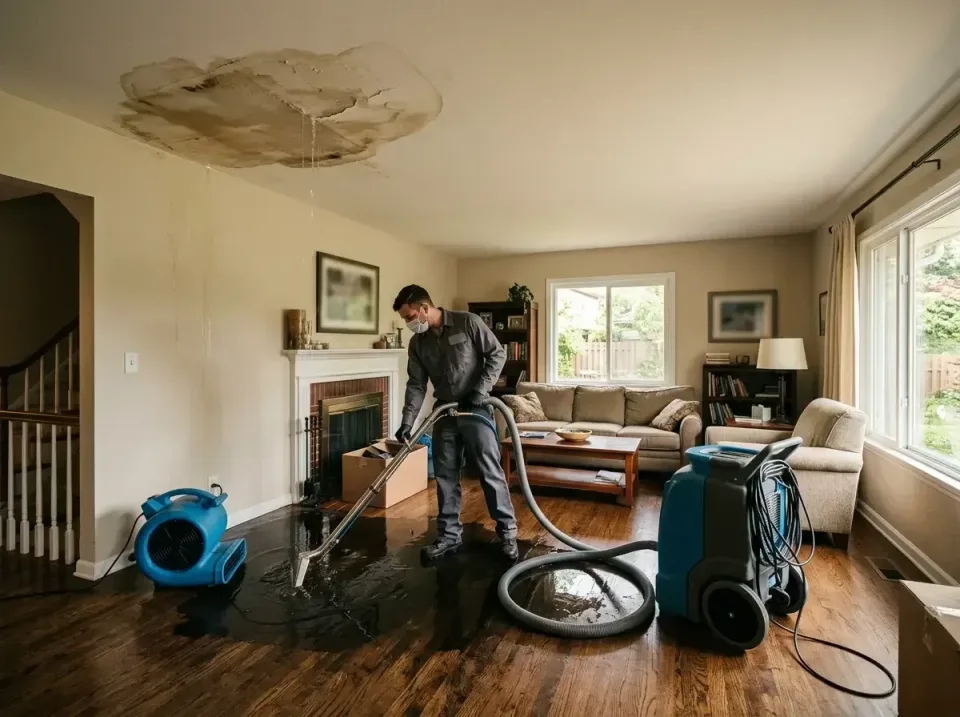 attic-pipe-burst-ceiling-drip-008 — frequently asked questions, Water Damage Restoration & Carpet Care in Carlisle, OH